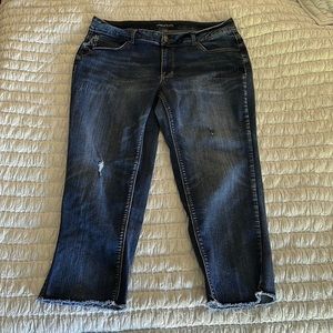 Maurices ankle jeans size 18W, great condition .